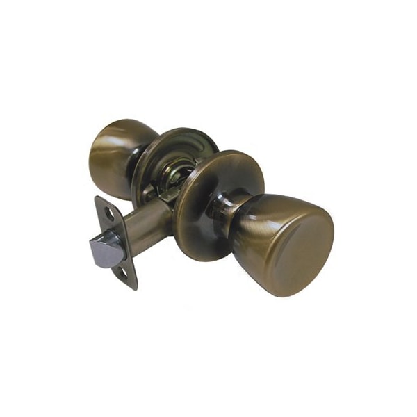 611 St. Thomas Knob Indoor Door Handle Antique Brass, 10PK